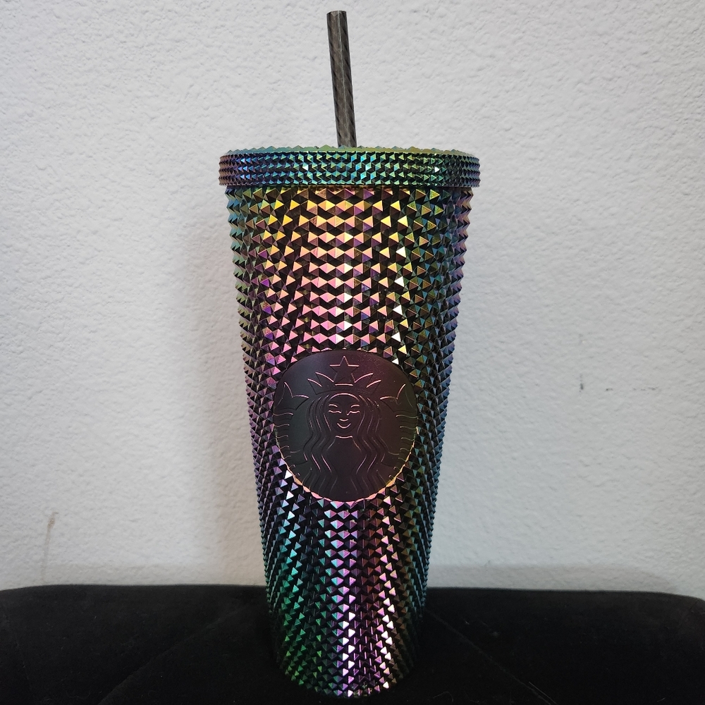 Starbucks Fall Collection 2023 Oil Slick Studded Venti Cold Cup